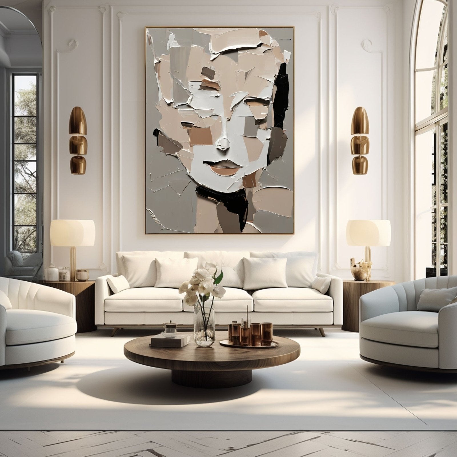 Abstract Painting "Éclats d’Âme” - nukeart
