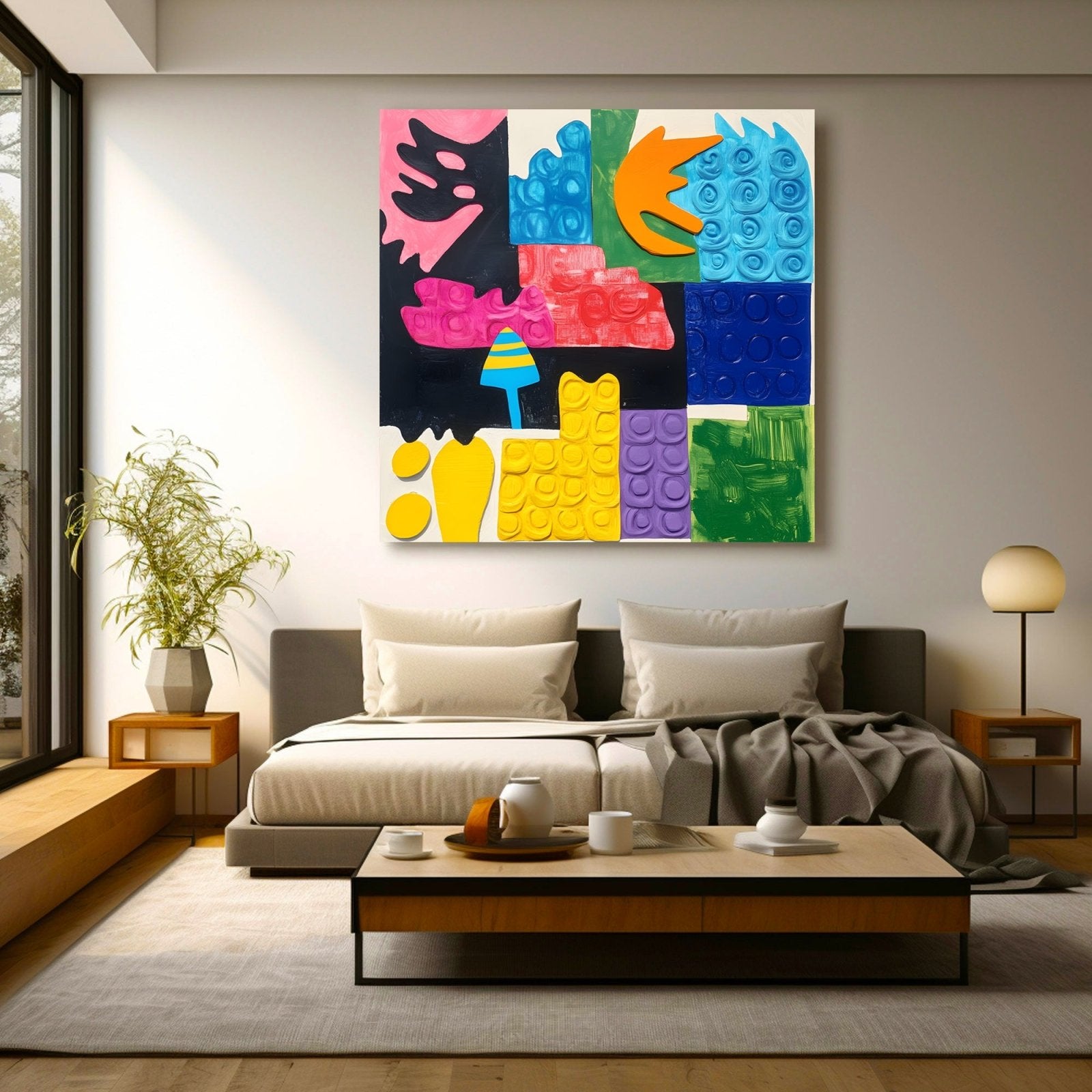 Abstract Painting "Elegancia de Tones” - nukeart