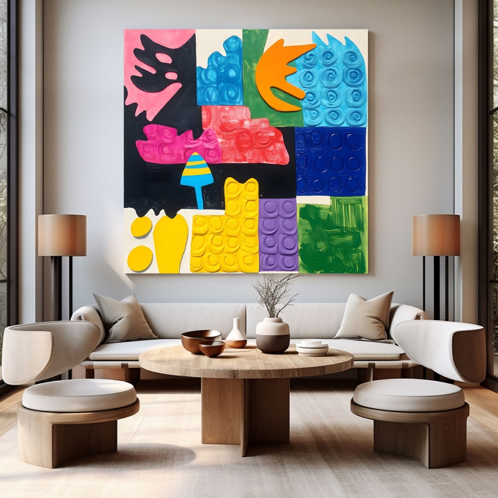 Abstract Painting "Elegancia de Tones” - nukeart
