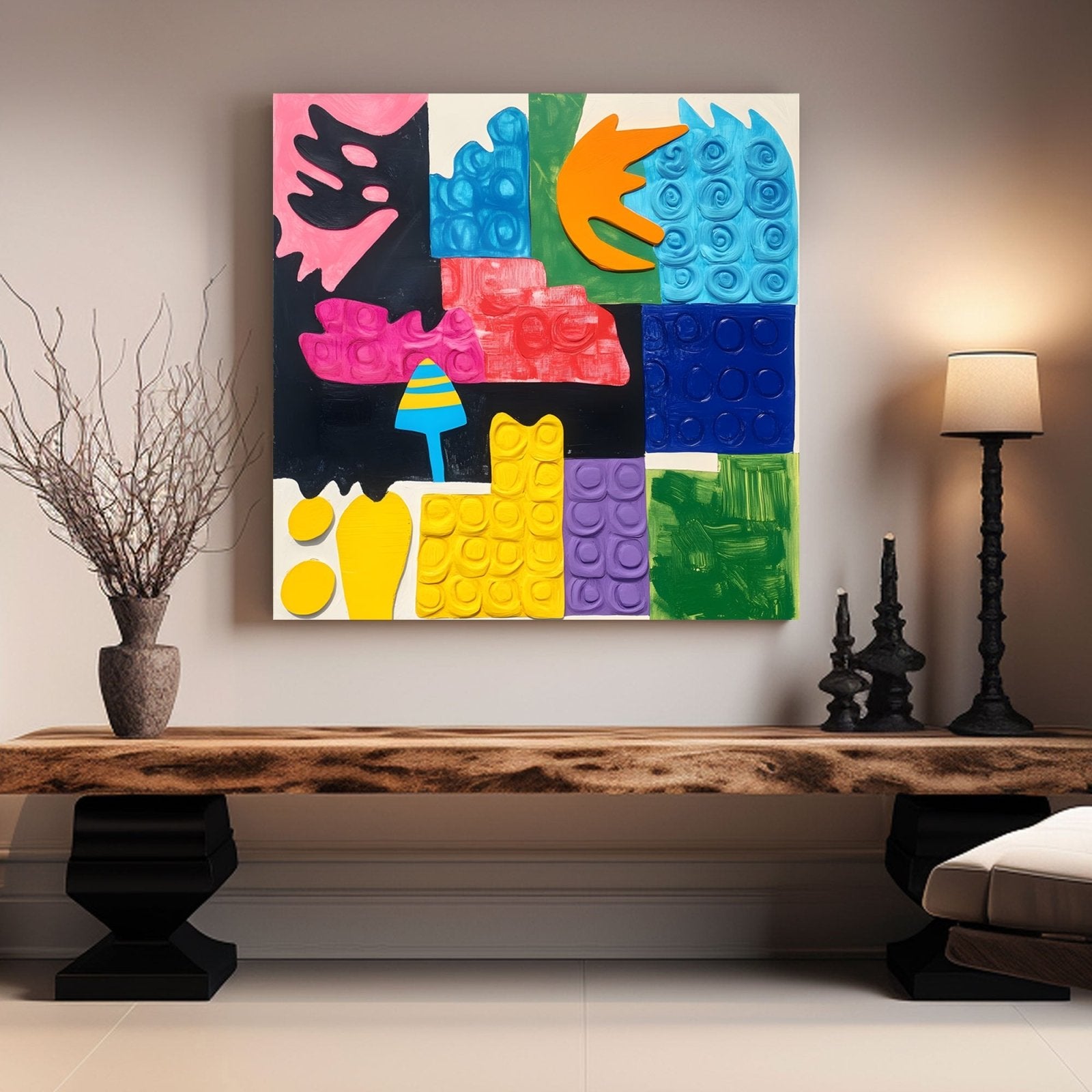 Abstract Painting "Elegancia de Tones” - nukeart