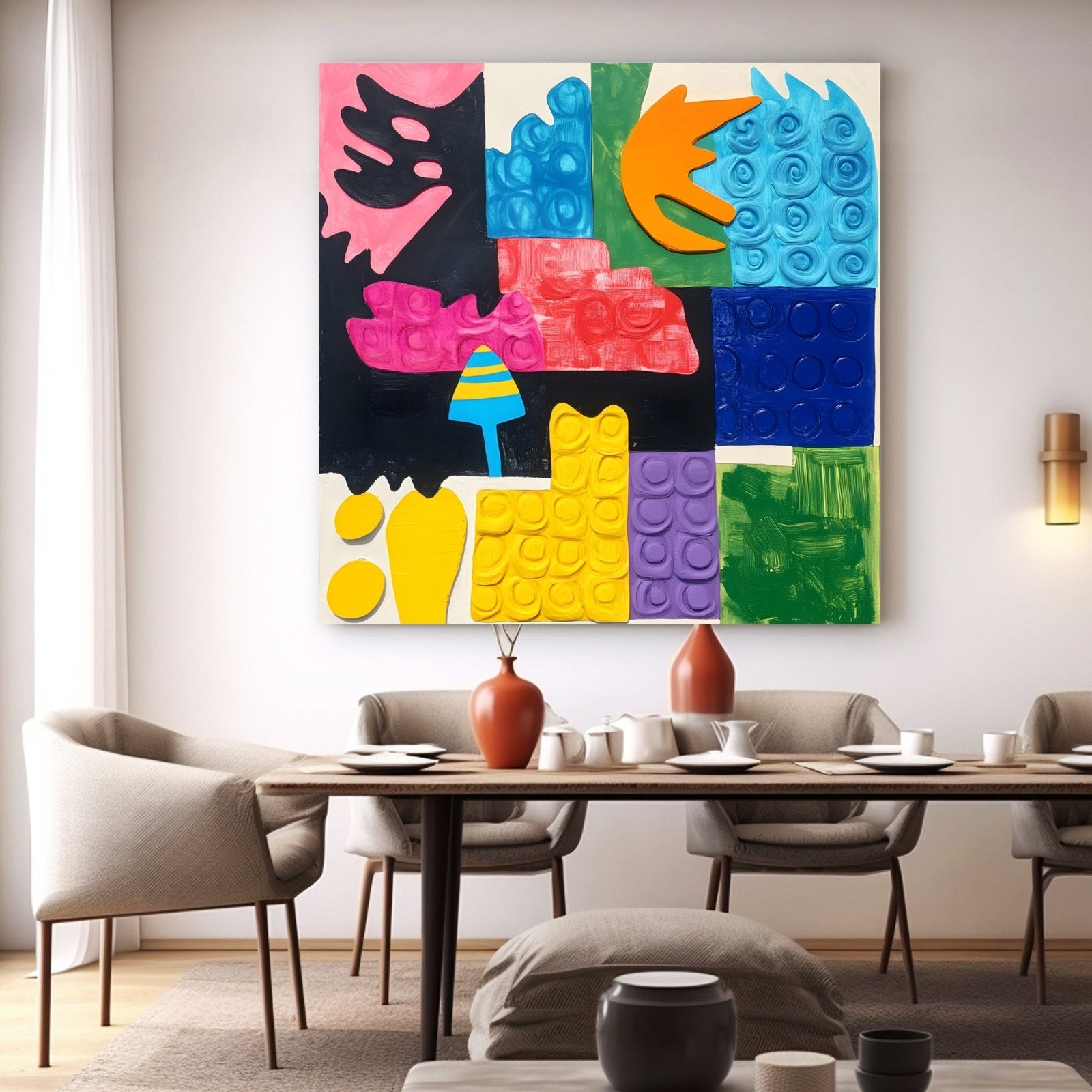 Abstract Painting "Elegancia de Tones” - nukeart