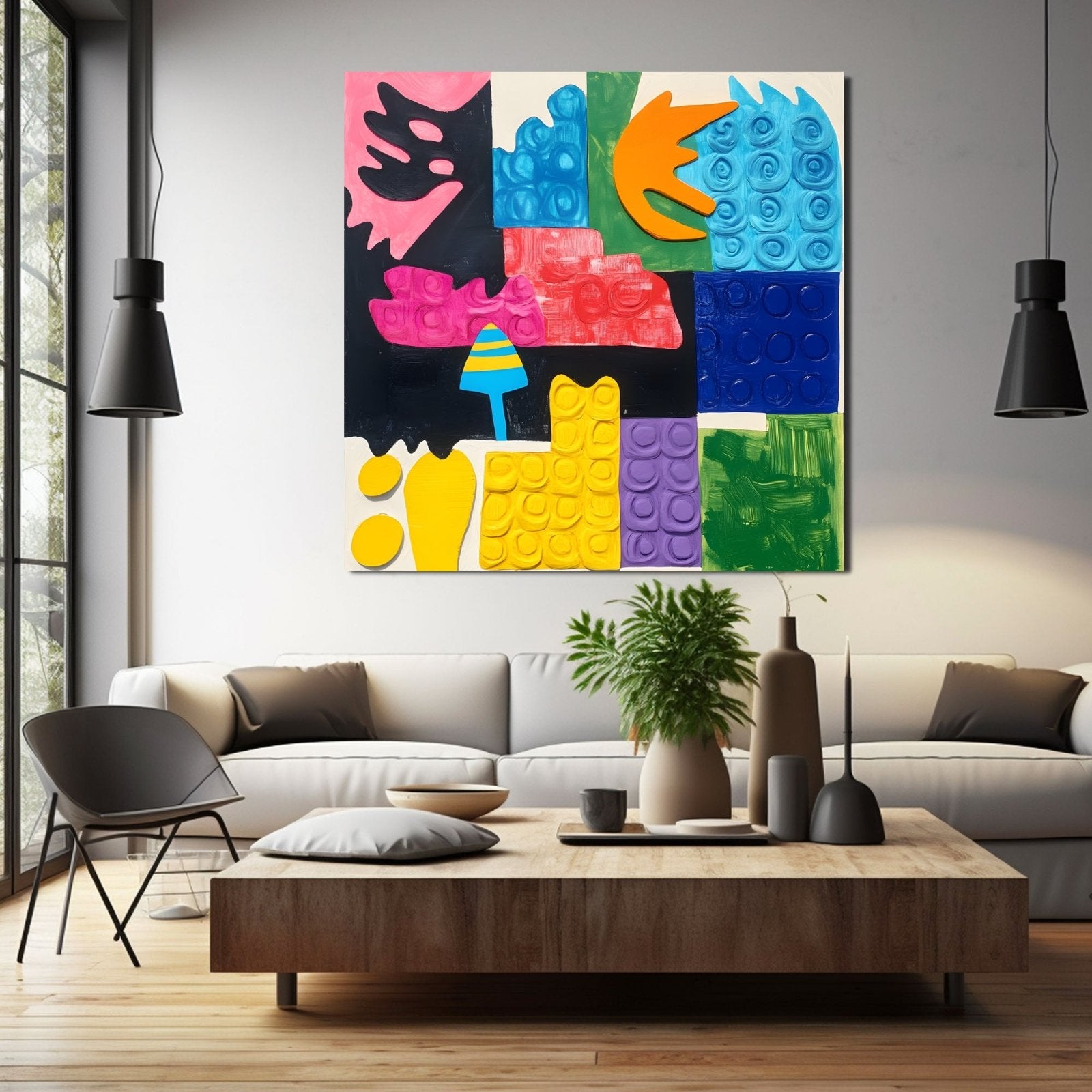 Abstract Painting "Elegancia de Tones” - nukeart
