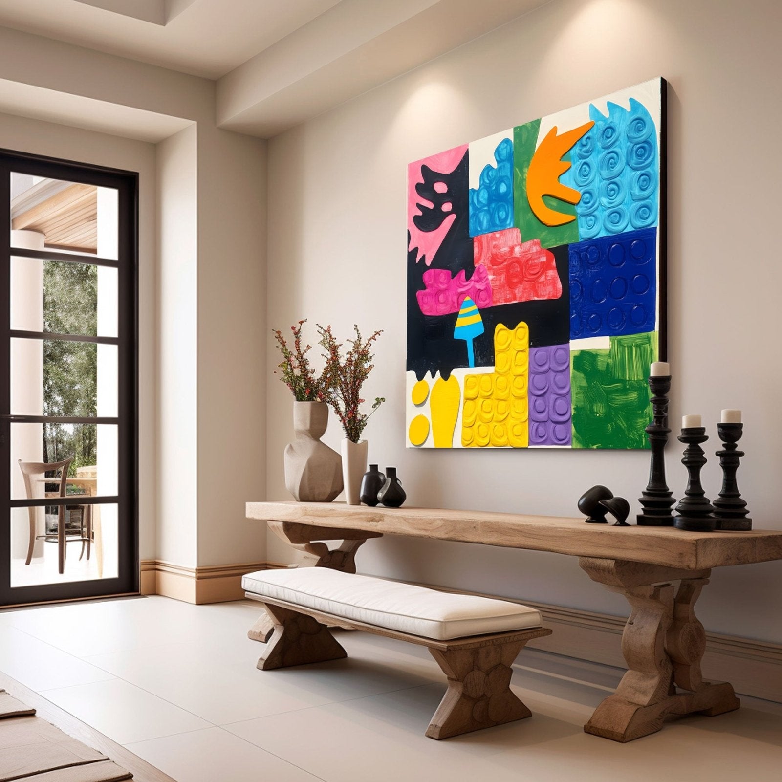 Abstract Painting "Elegancia de Tones” - nukeart