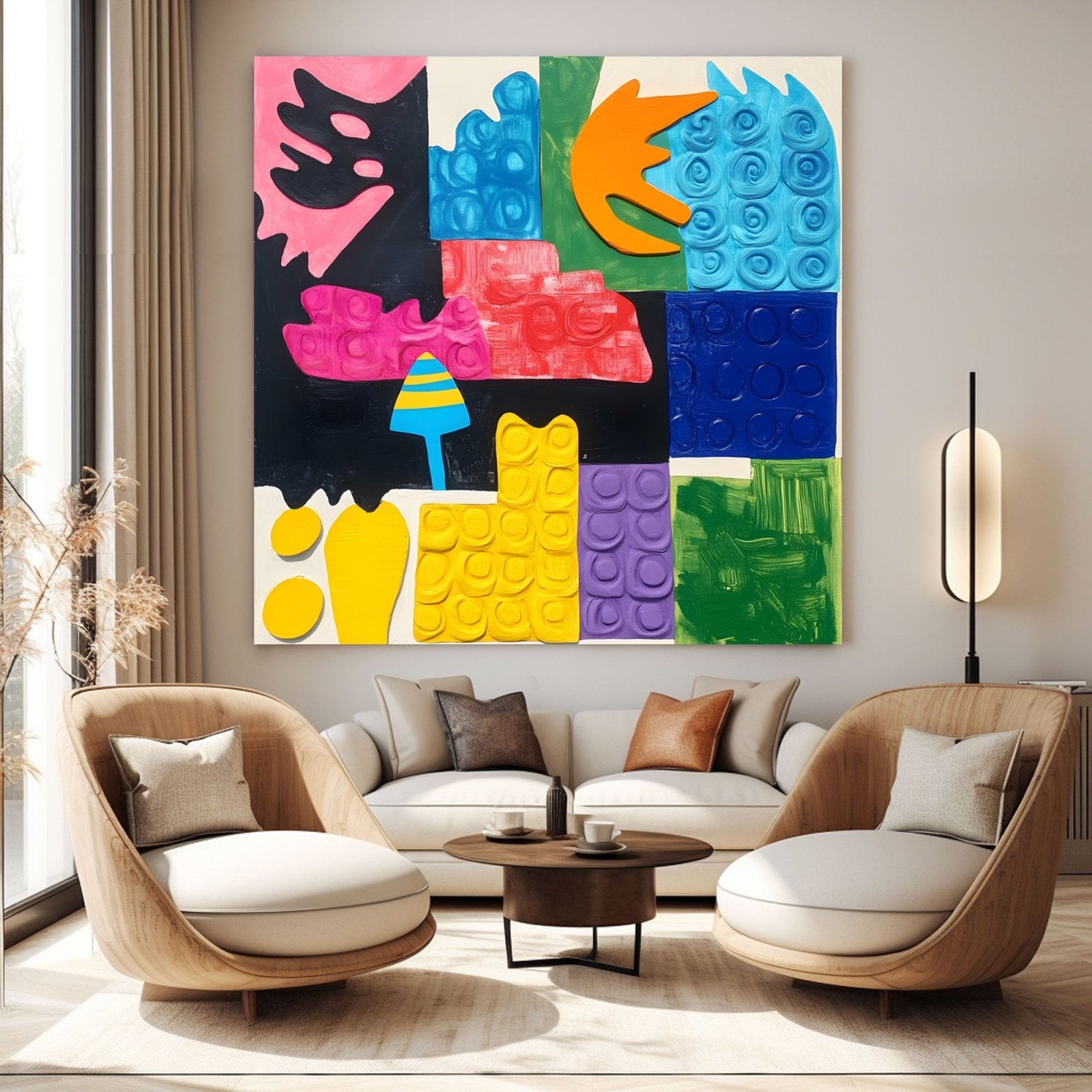 Abstract Painting "Elegancia de Tones” - nukeart
