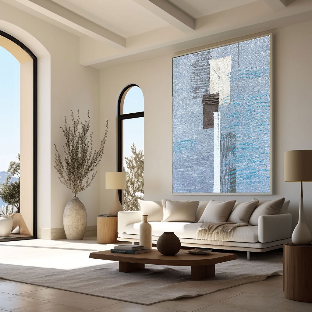 Abstract Painting "Elementos Sólidos” - nukeart