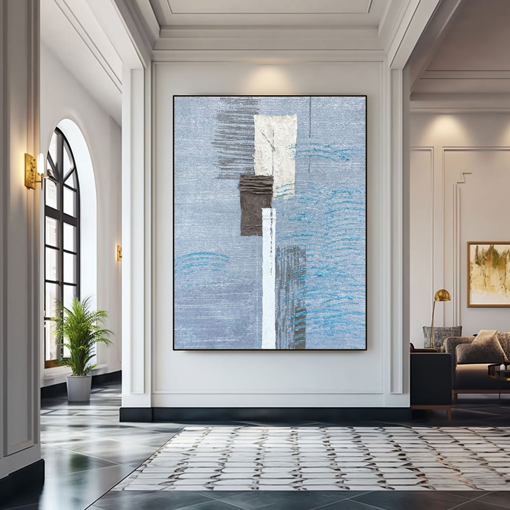 Abstract Painting "Elementos Sólidos” - nukeart