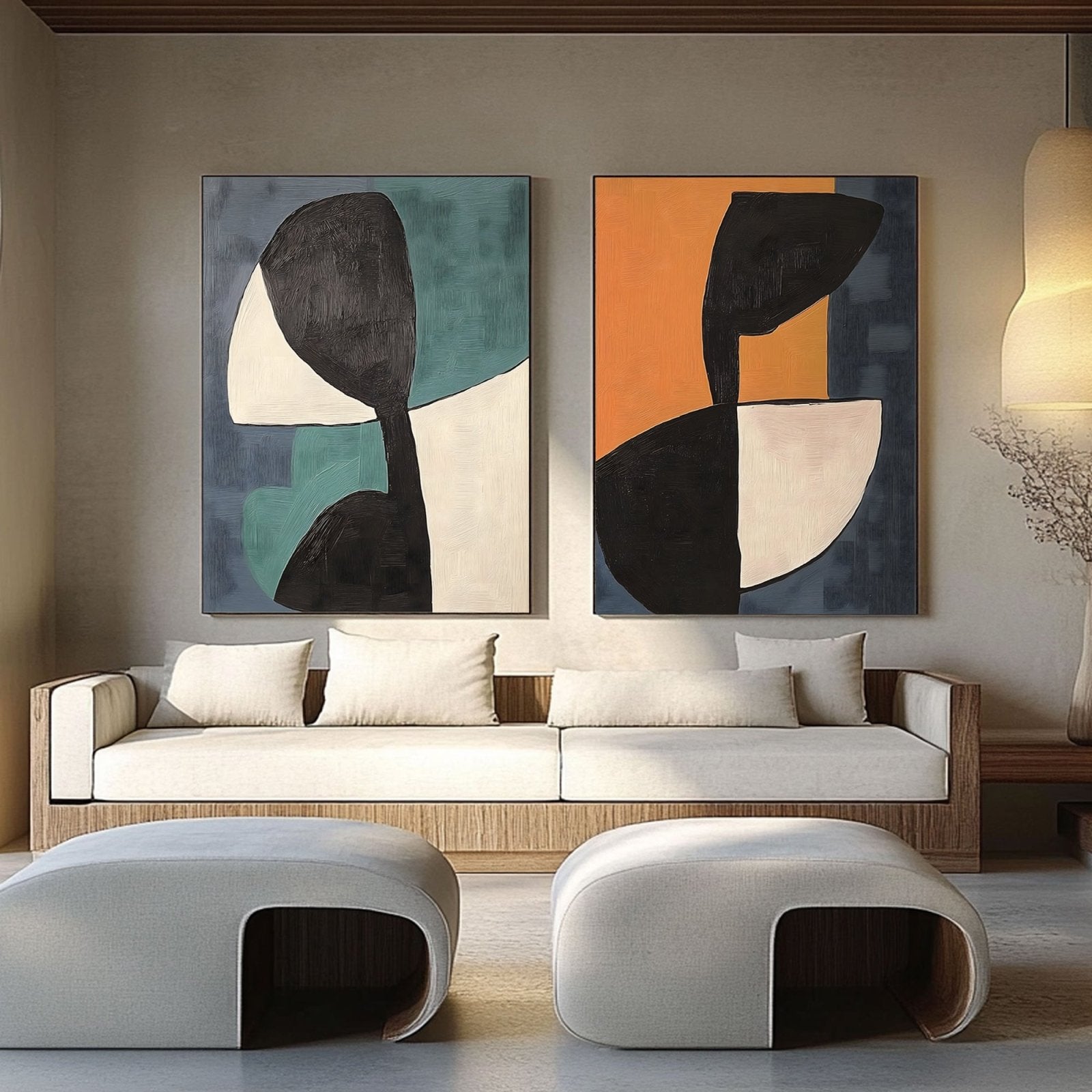 Abstract Painting "Equilibrio” - nukeart