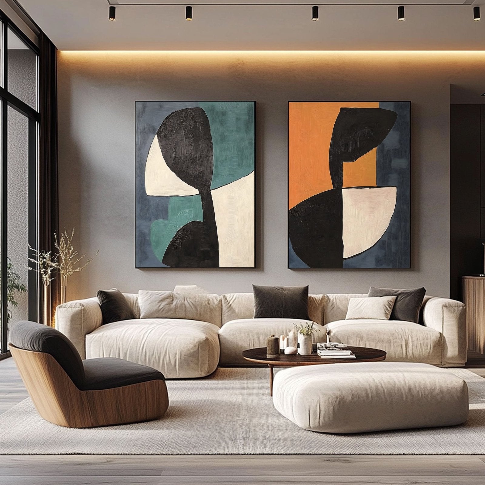 Abstract Painting "Equilibrio” - nukeart