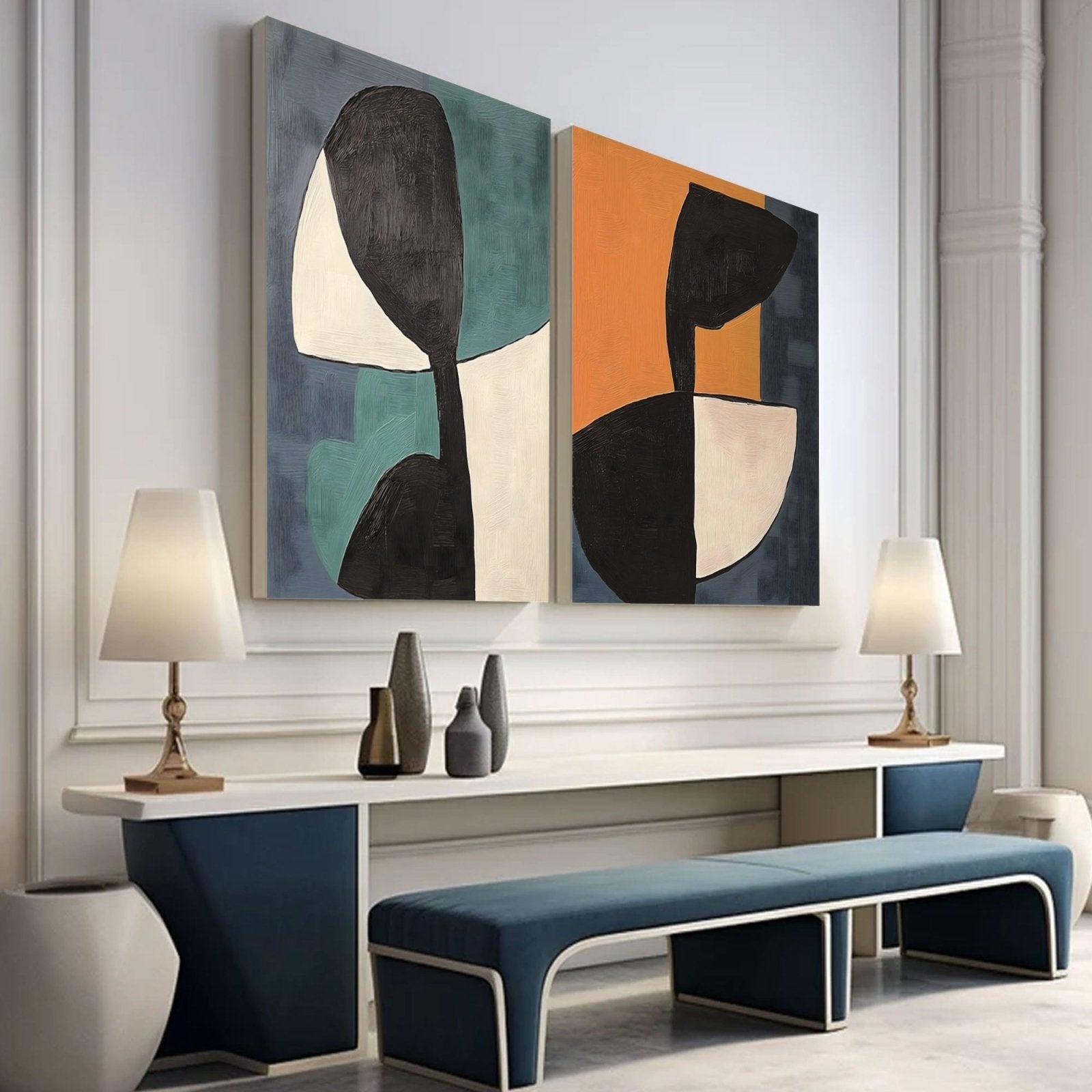 Abstract Painting "Equilibrio” - nukeart