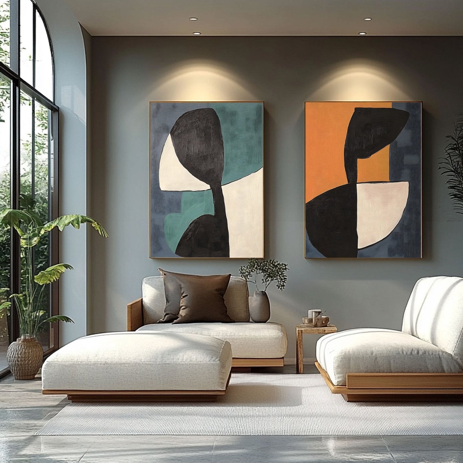 Abstract Painting "Equilibrio” - nukeart