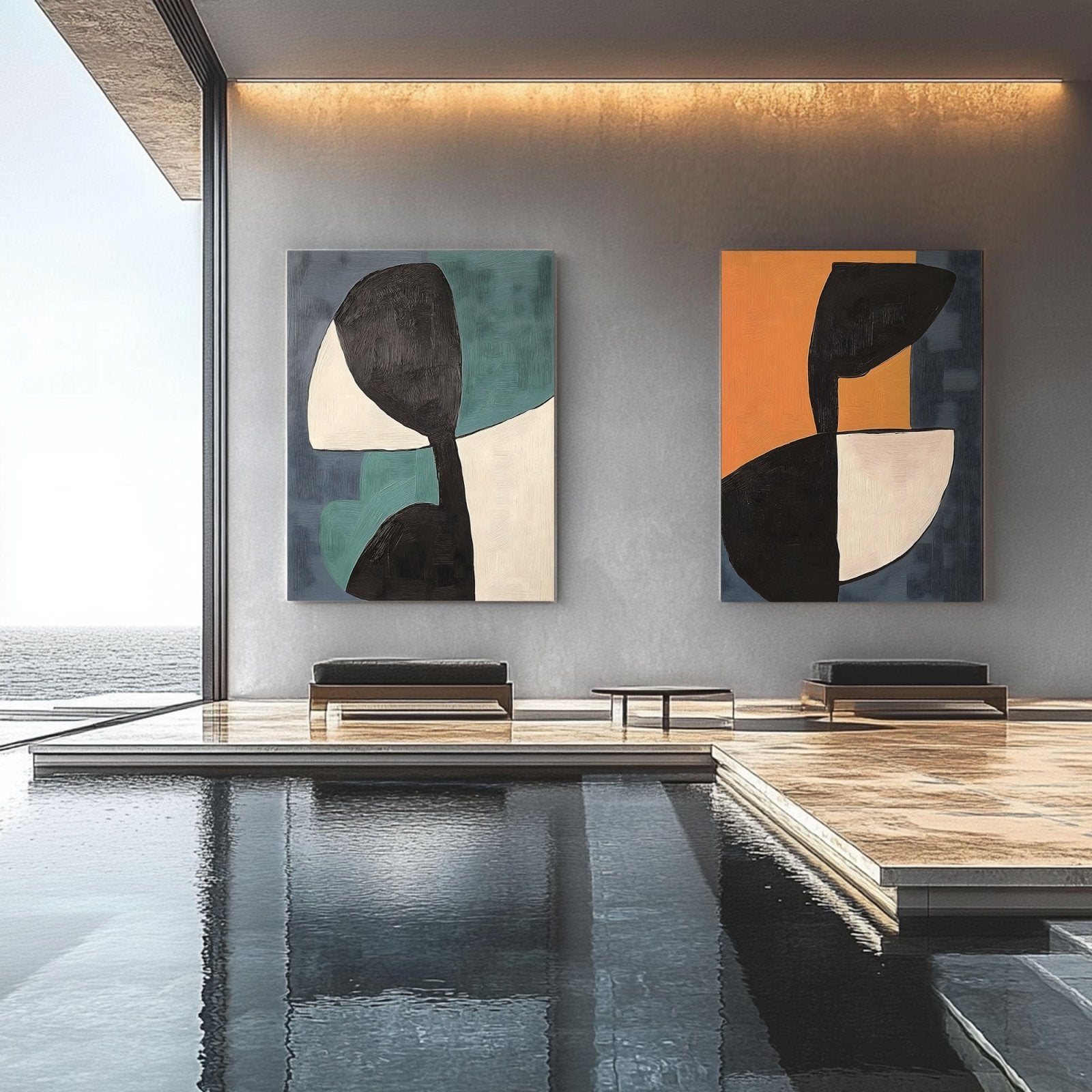 Abstract Painting "Equilibrio” - nukeart