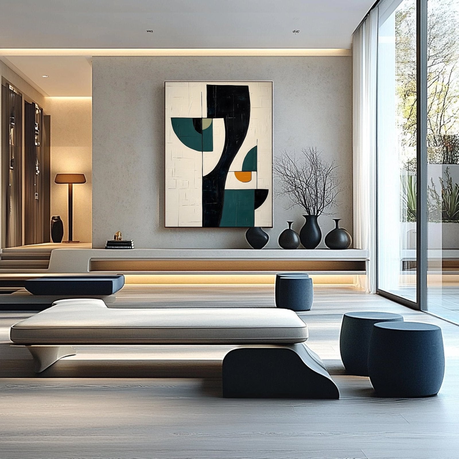 Abstract Painting "Equilibrio Abstracto" - nukeart