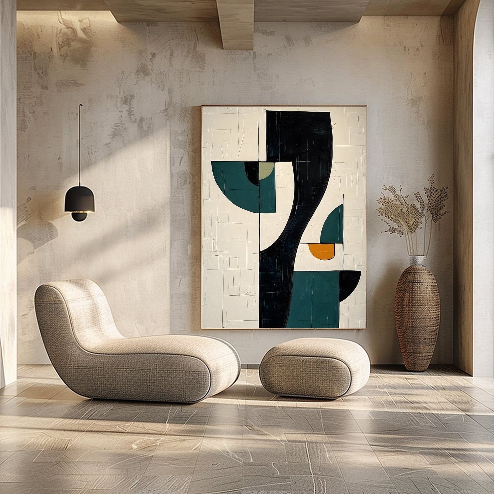 Abstract Painting "Equilibrio Abstracto" - nukeart