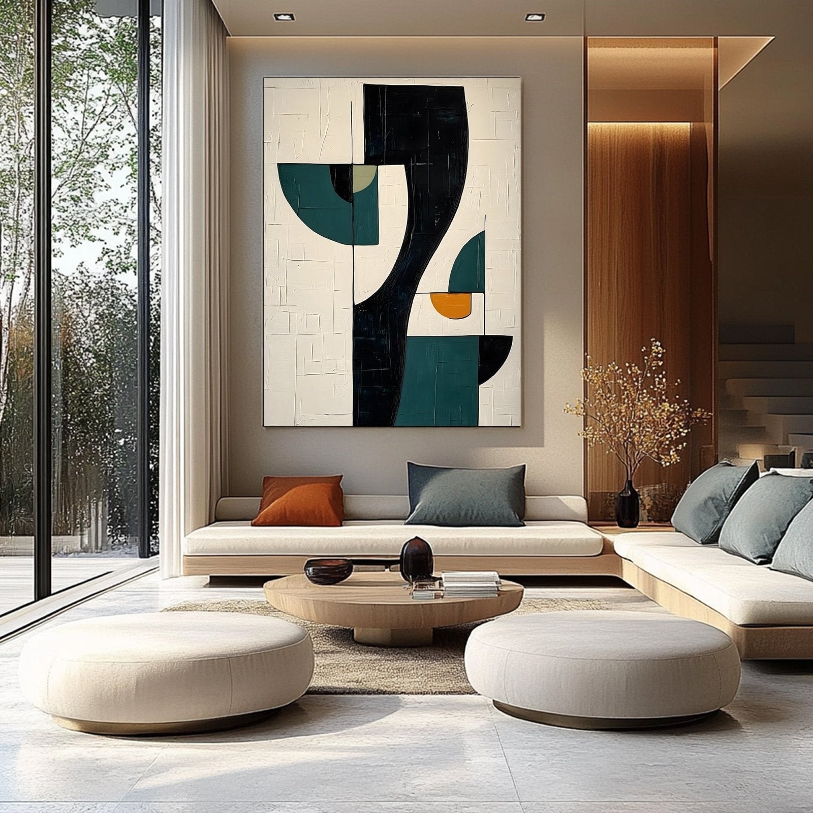 Abstract Painting "Equilibrio Abstracto" - nukeart