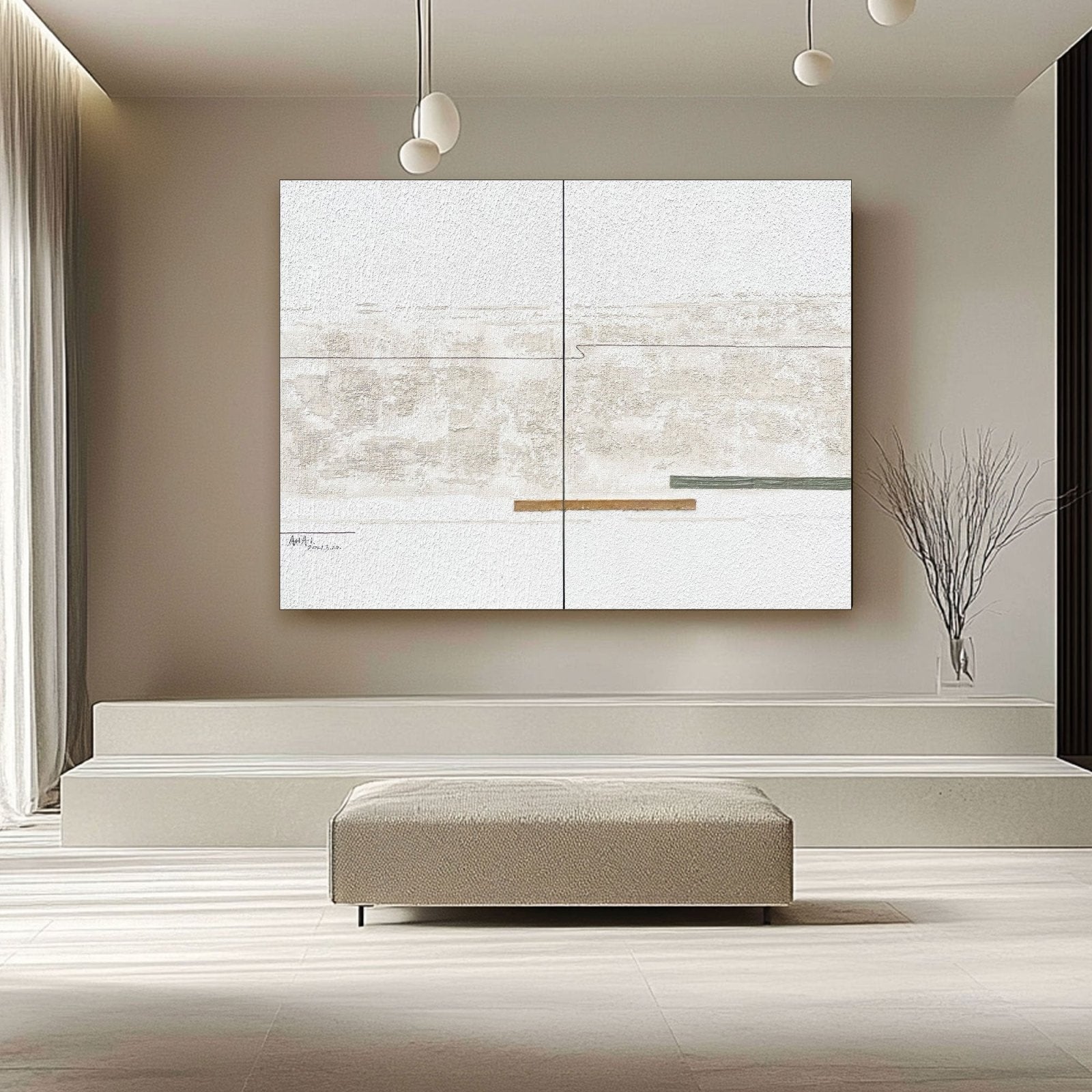 Abstract Painting "Equilibrio Sosegado” - nukeart