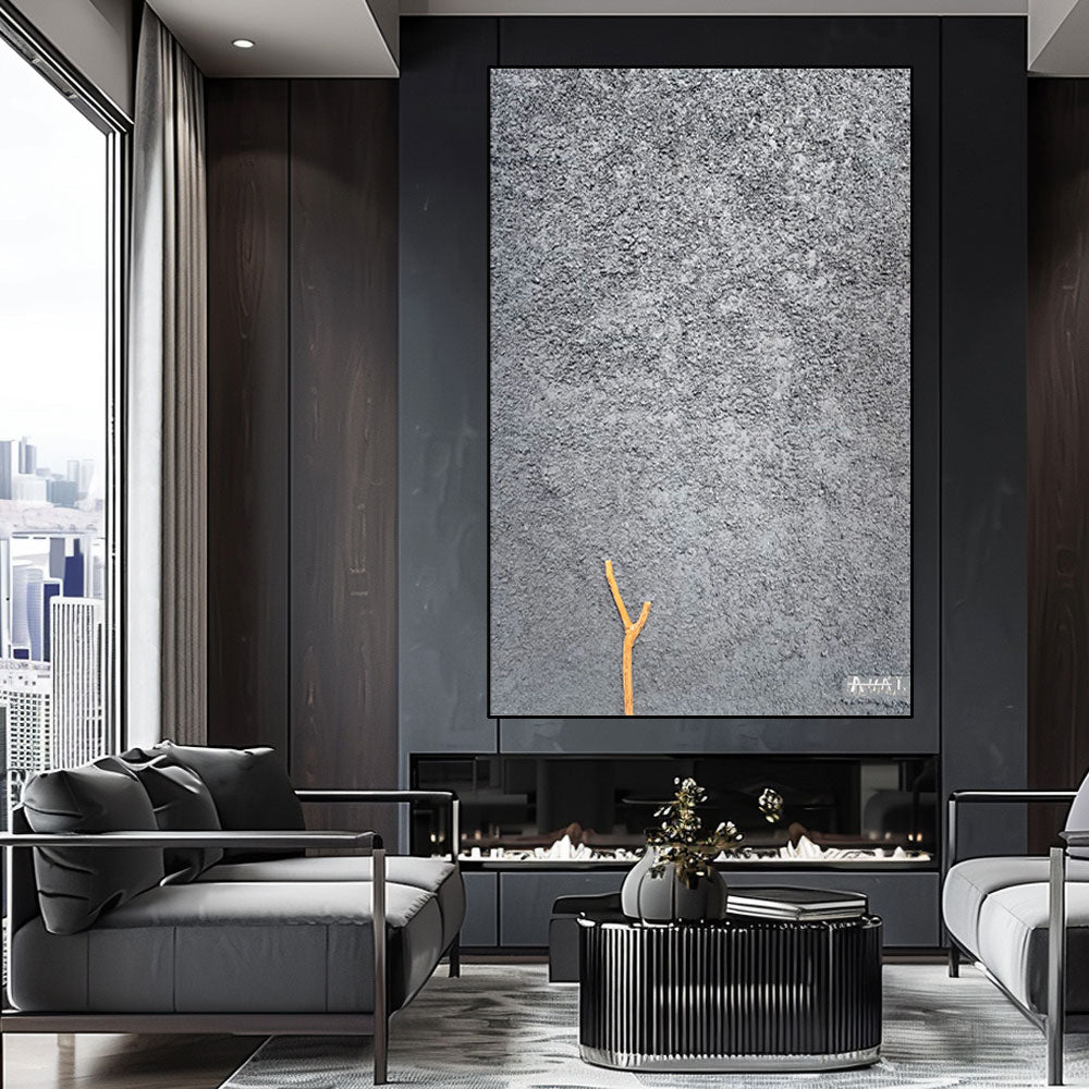 Abstract Painting "Esperanza Solitaria” - nukeart