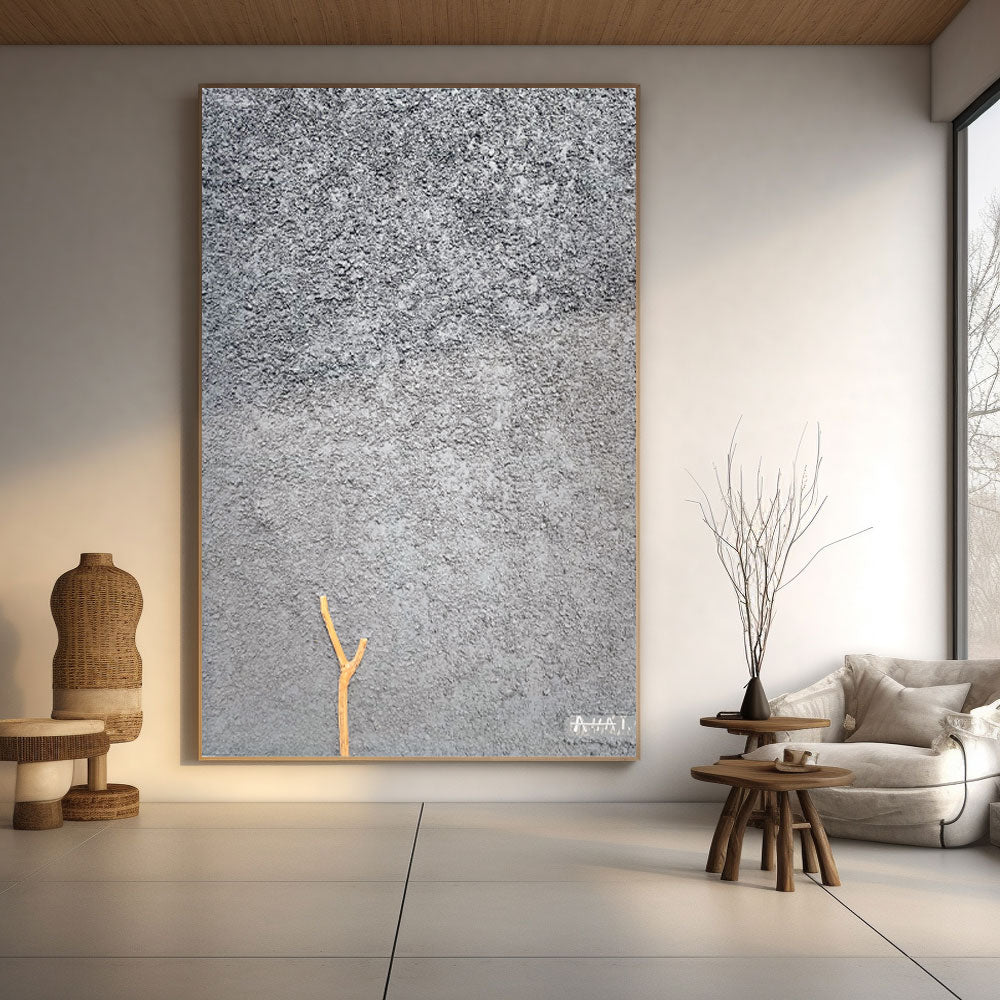 Abstract Painting "Esperanza Solitaria” - nukeart