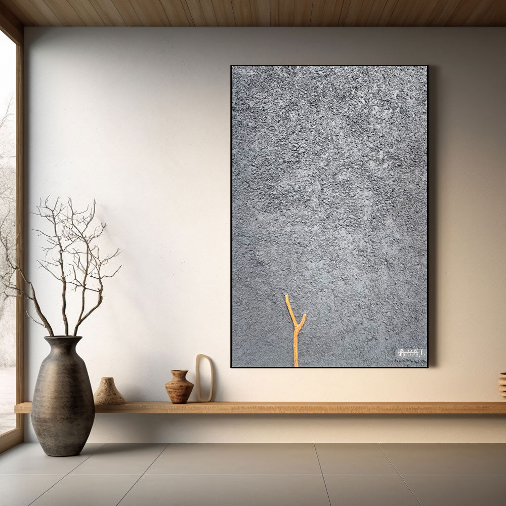 Abstract Painting "Esperanza Solitaria” - nukeart