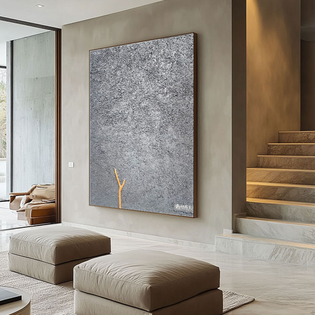 Abstract Painting "Esperanza Solitaria” - nukeart