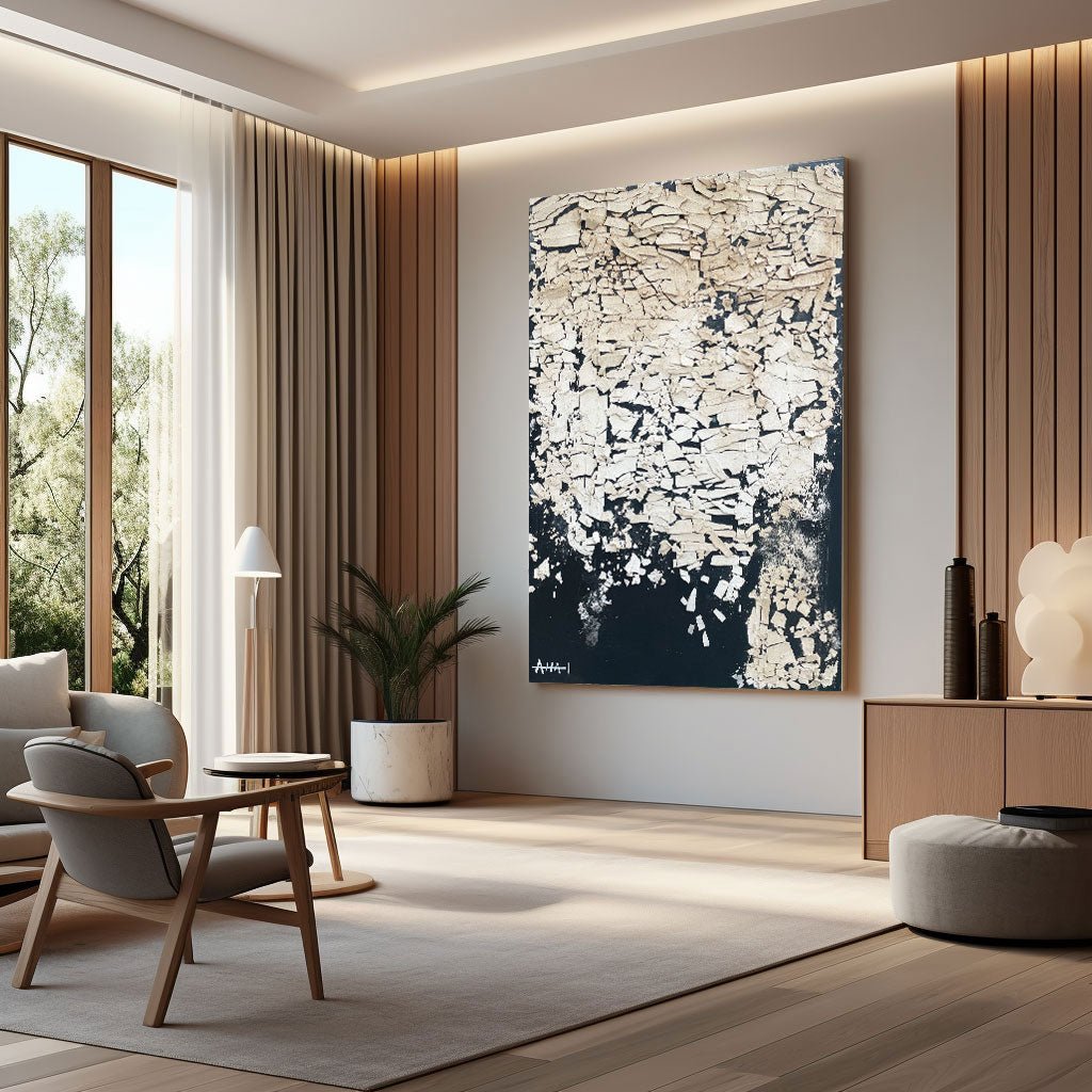 Abstract Painting "Esqueletos Rotos” - nukeart