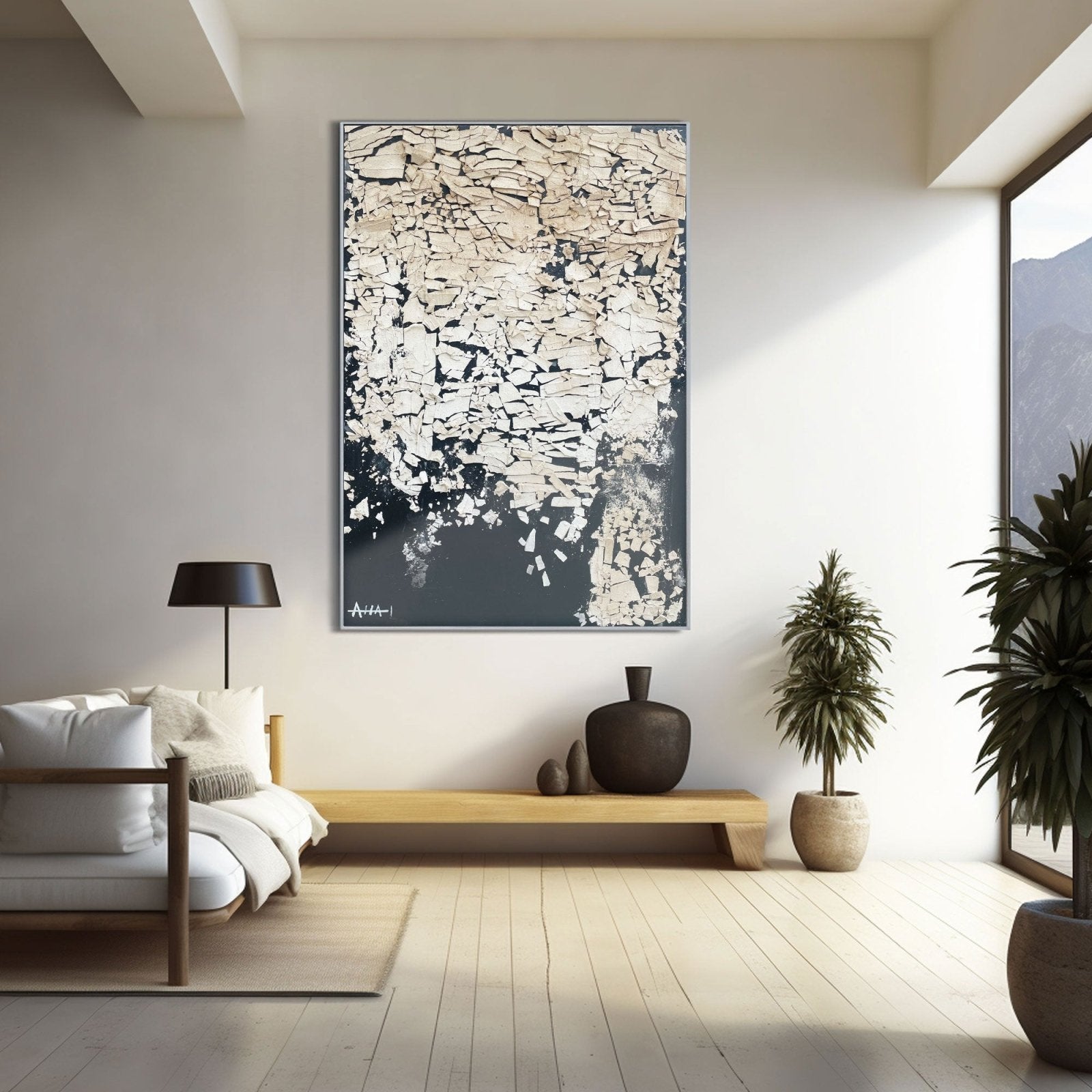 Abstract Painting "Esqueletos Rotos” - nukeart