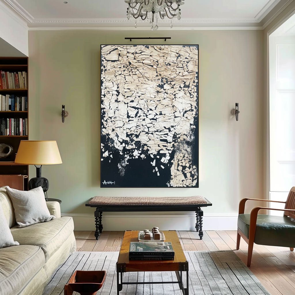 Abstract Painting "Esqueletos Rotos” - nukeart