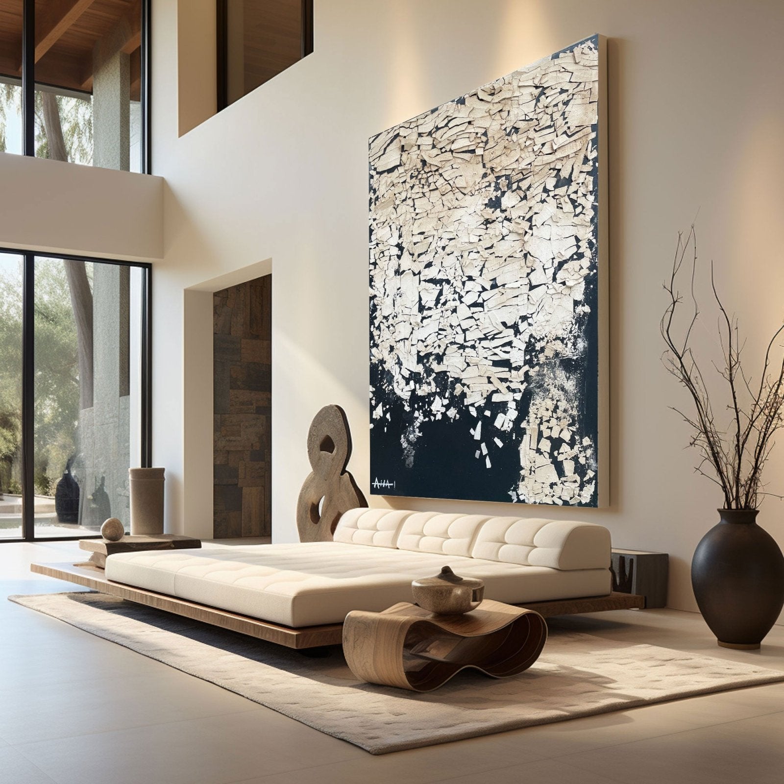 Abstract Painting "Esqueletos Rotos” - nukeart