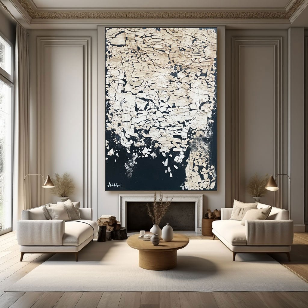 Abstract Painting "Esqueletos Rotos” - nukeart