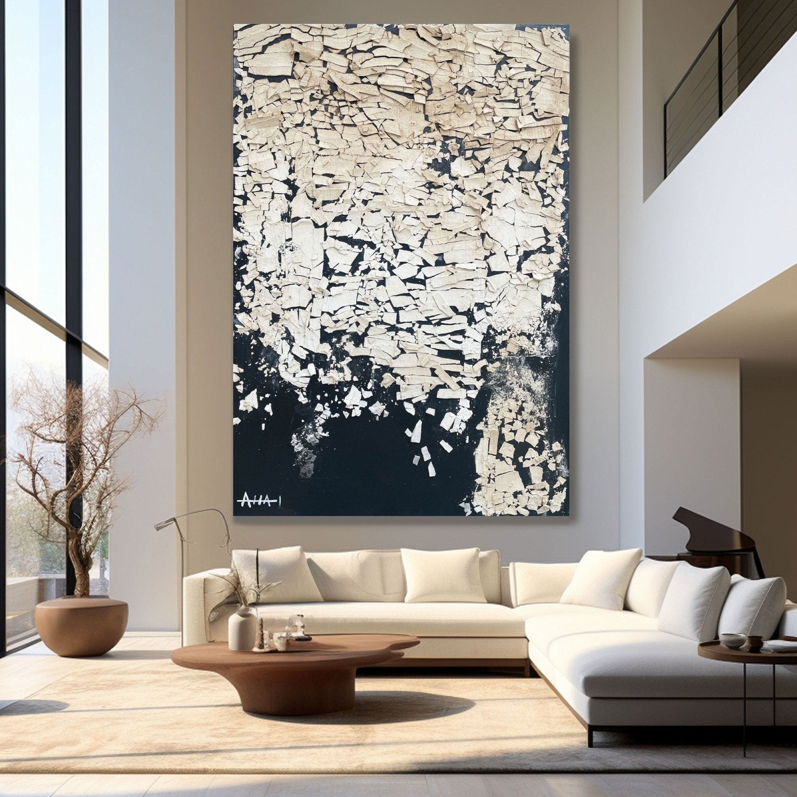 Abstract Painting "Esqueletos Rotos” - nukeart