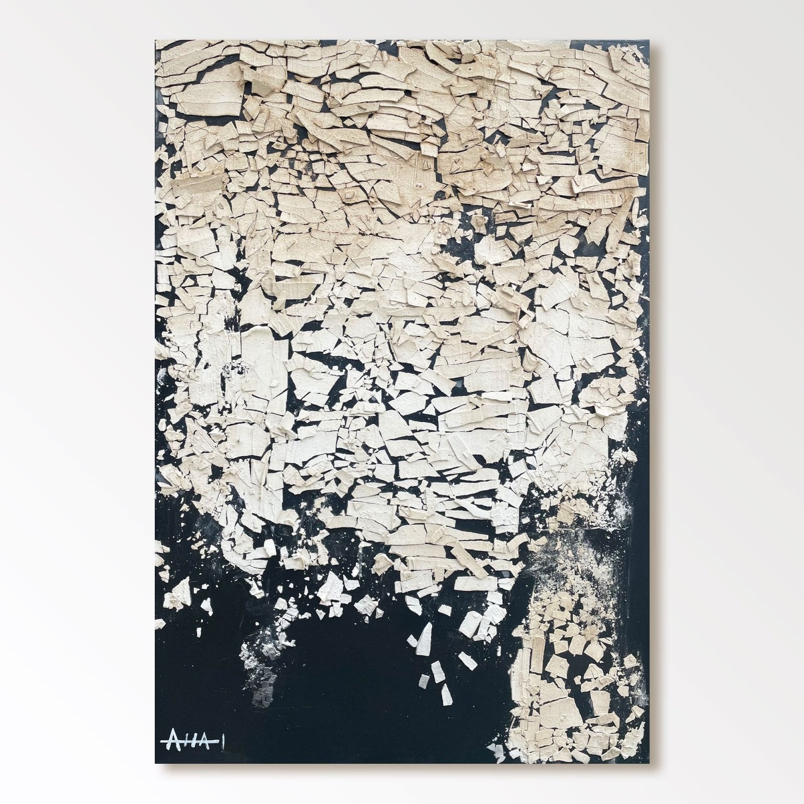 Abstract Painting "Esqueletos Rotos” - nukeart