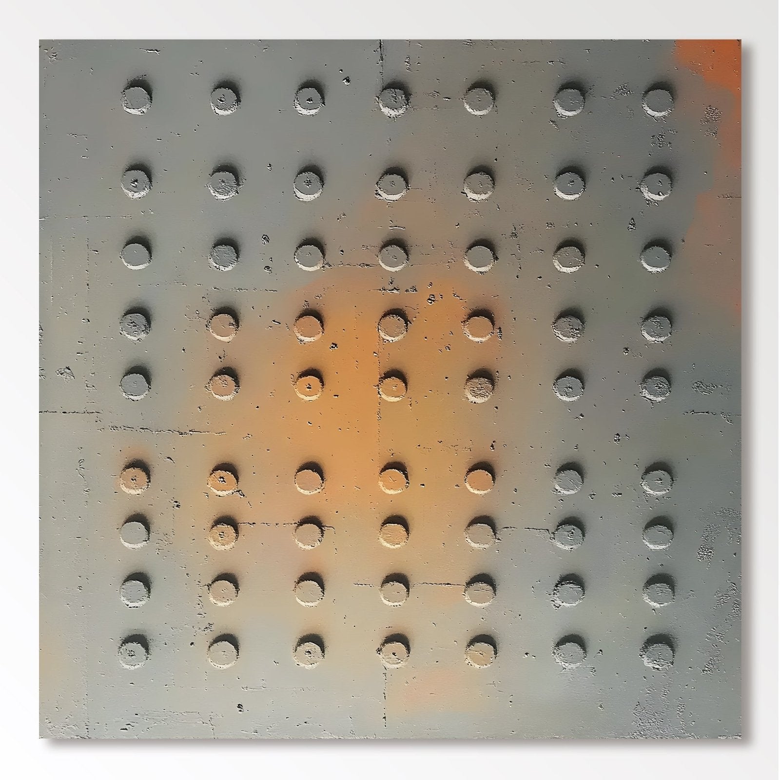 Abstract Painting "Estudios de Clavos” - nukeart