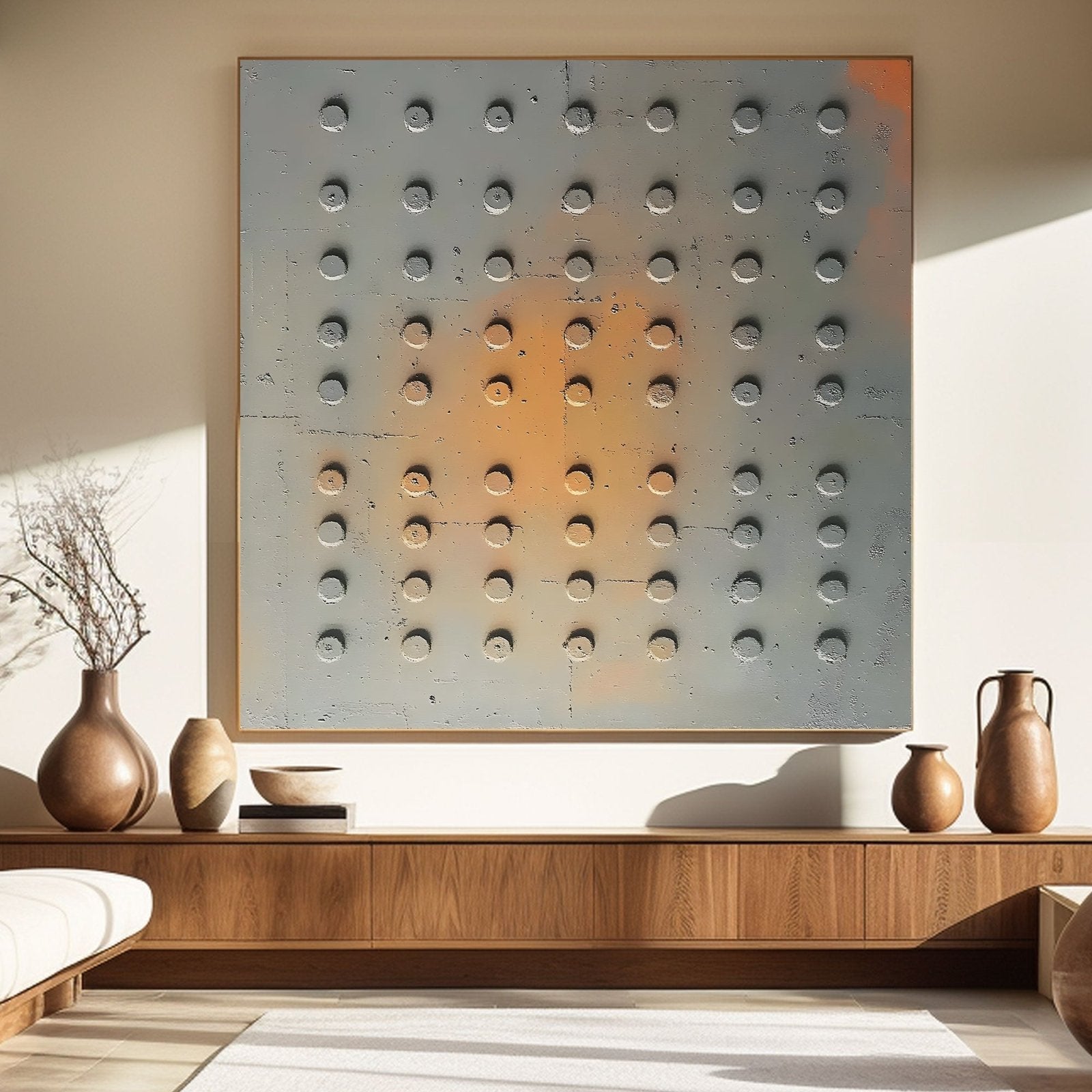 Abstract Painting "Estudios de Clavos” - nukeart