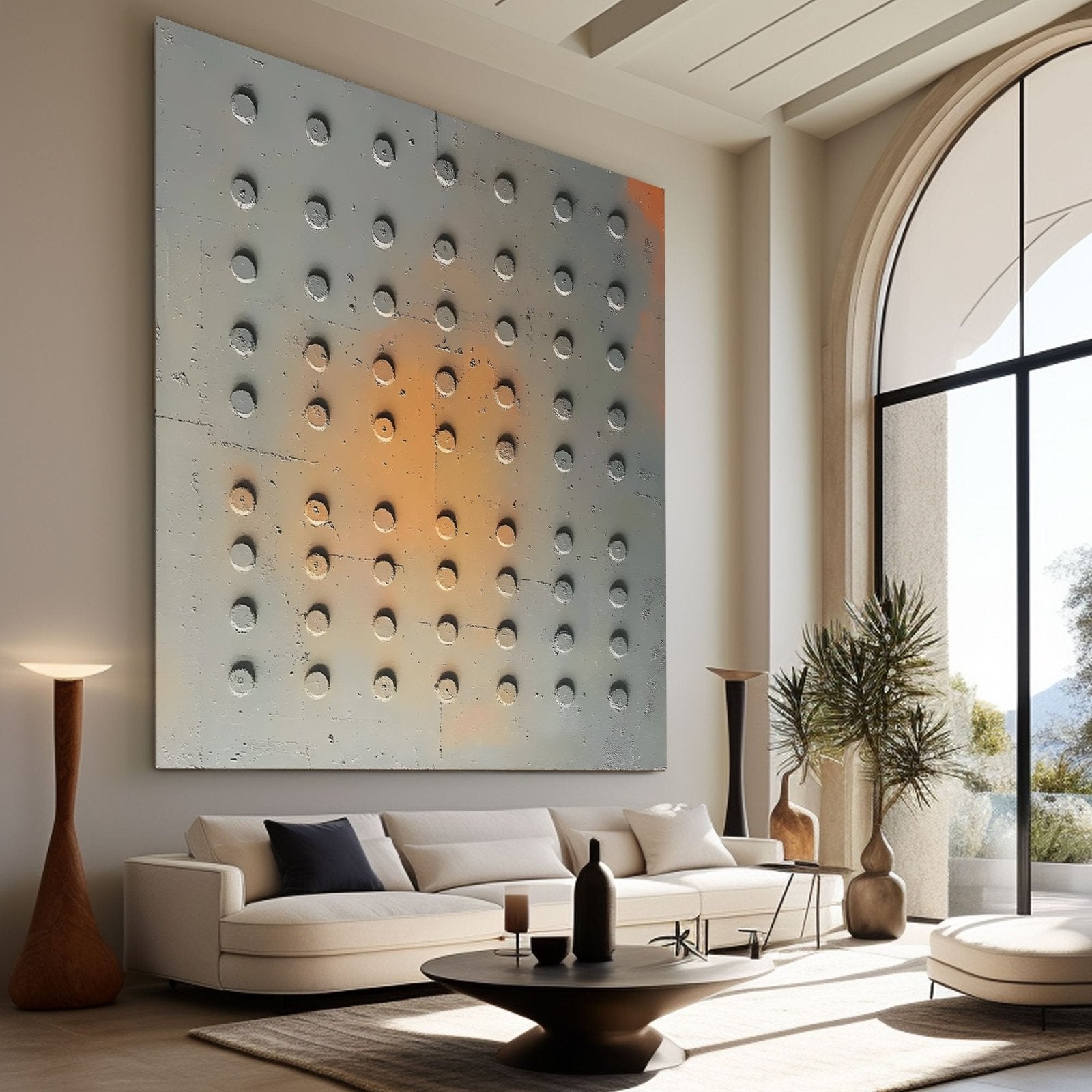 Abstract Painting "Estudios de Clavos” - nukeart
