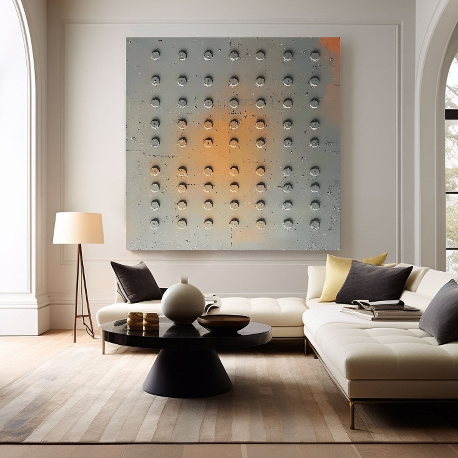 Abstract Painting "Estudios de Clavos” - nukeart