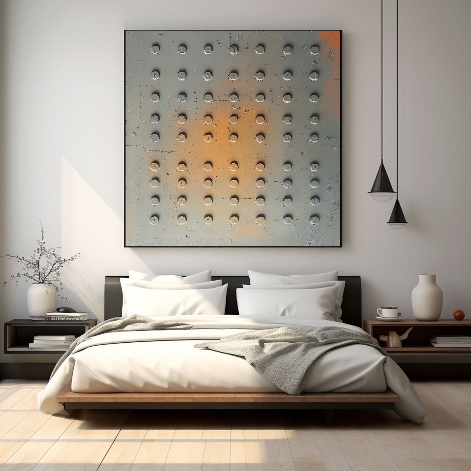 Abstract Painting "Estudios de Clavos” - nukeart