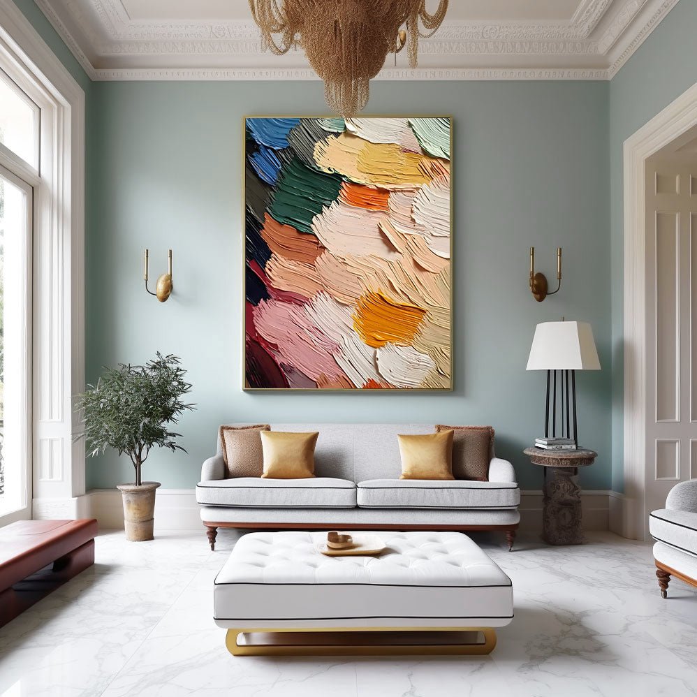 Abstract Painting "Farben Weisheit” - nukeart