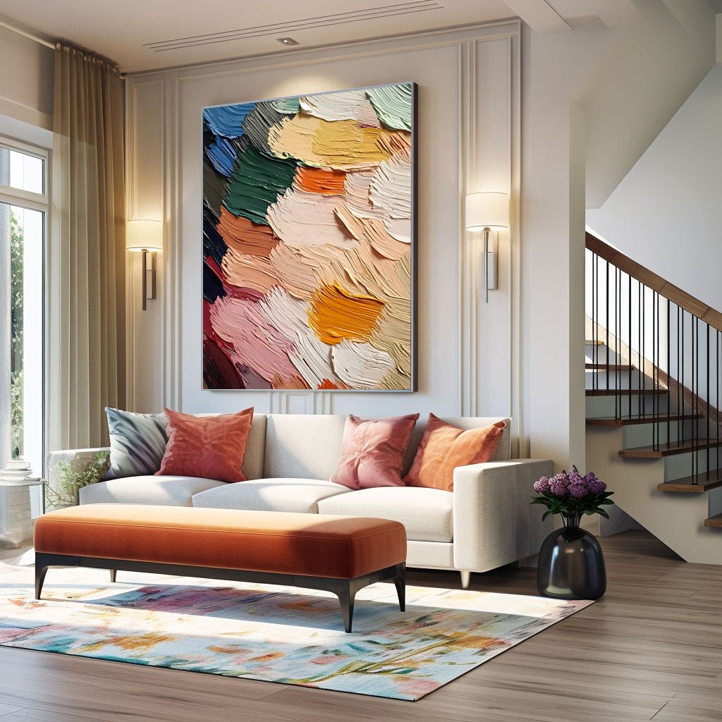 Abstract Painting "Farben Weisheit” - nukeart