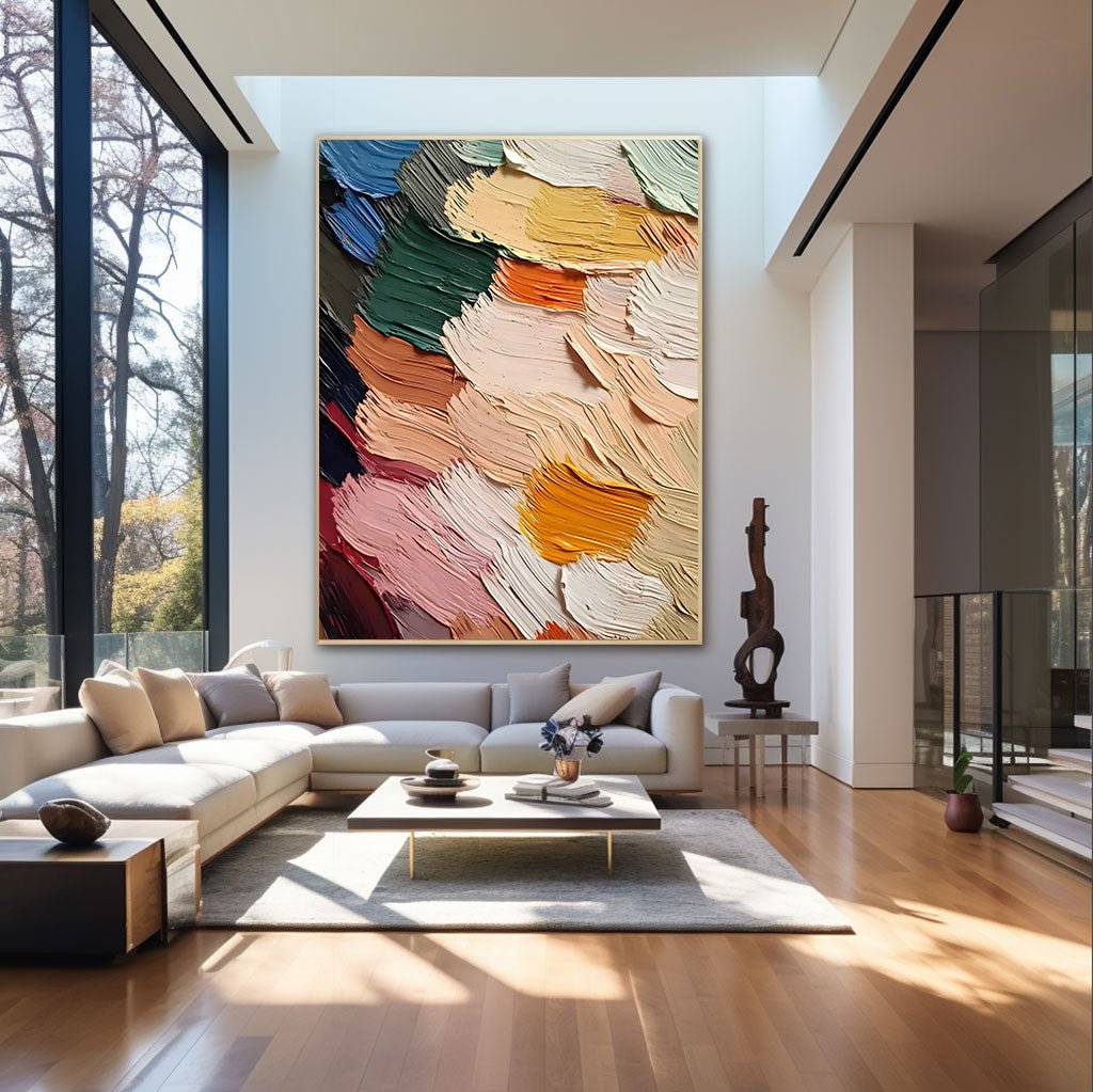 Abstract Painting "Farben Weisheit” - nukeart