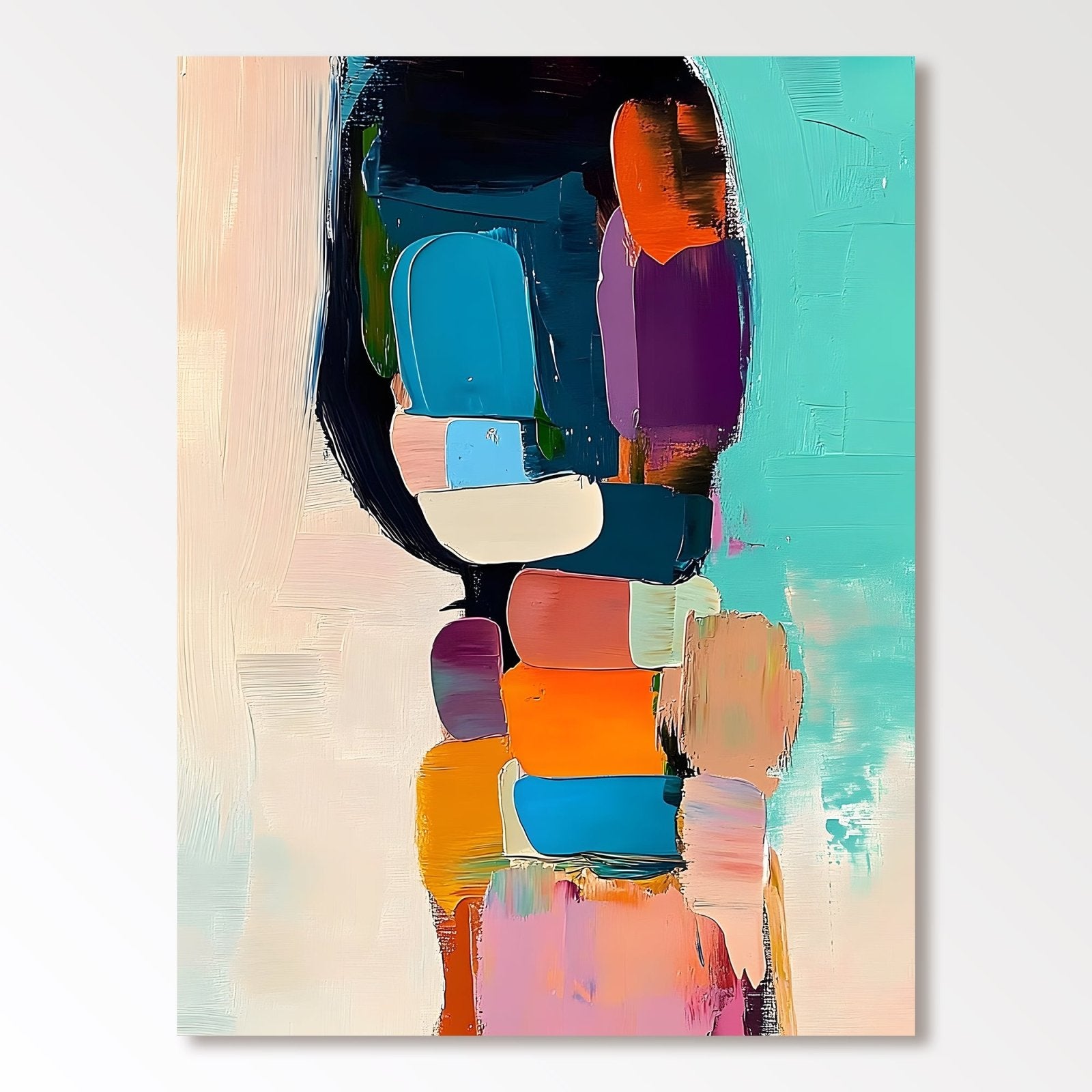 Abstract Painting "Farbenspiel” - nukeart