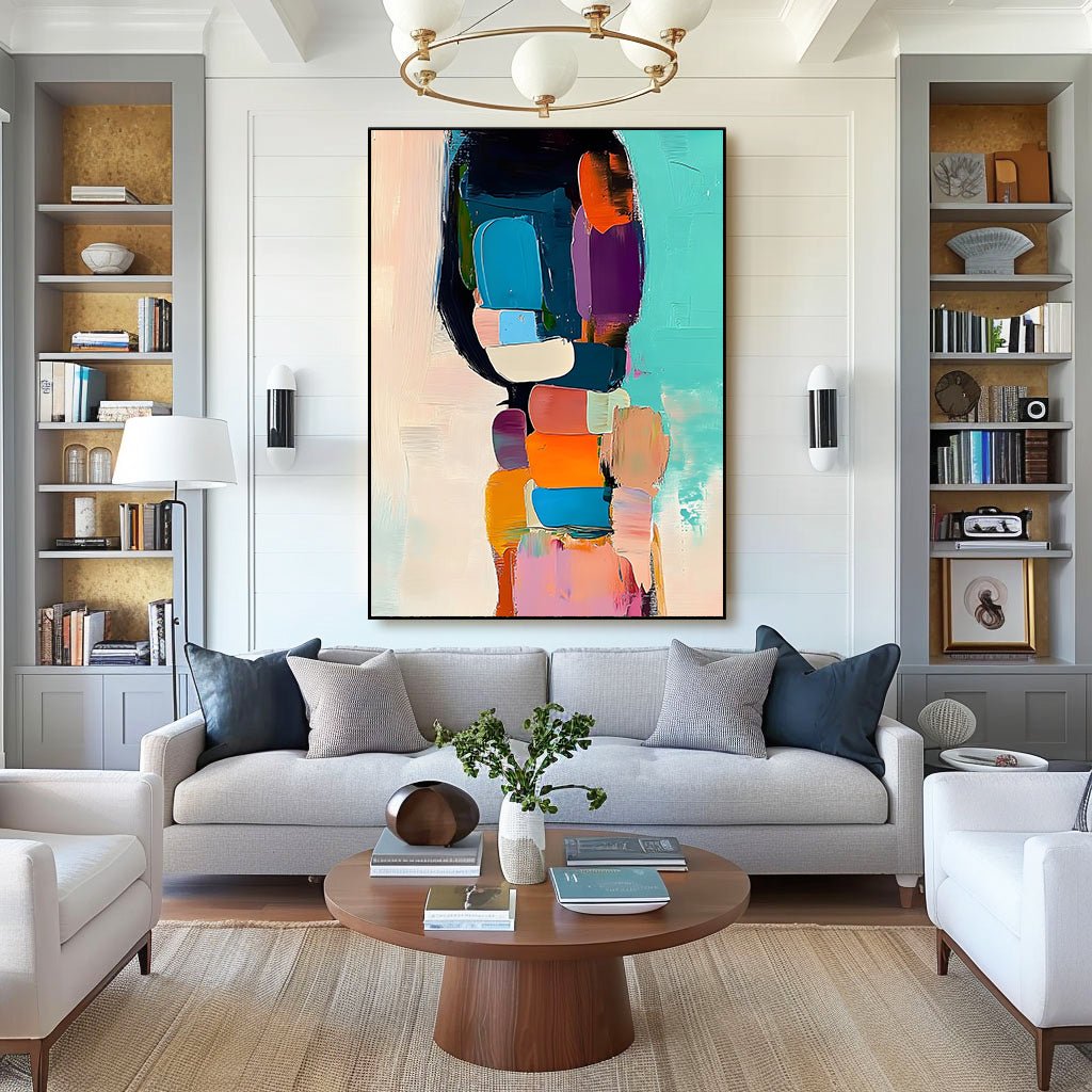 Abstract Painting "Farbenspiel” - nukeart