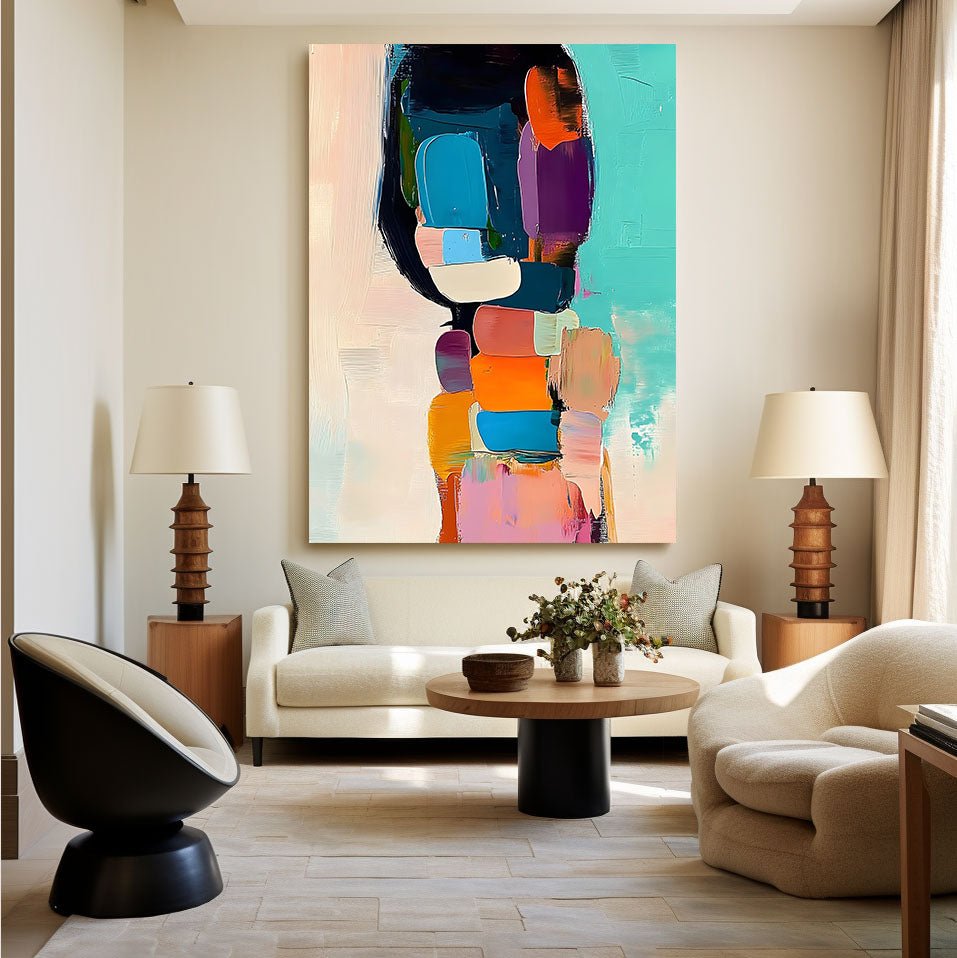 Abstract Painting "Farbenspiel” - nukeart