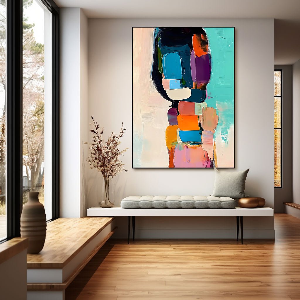 Abstract Painting "Farbenspiel” - nukeart