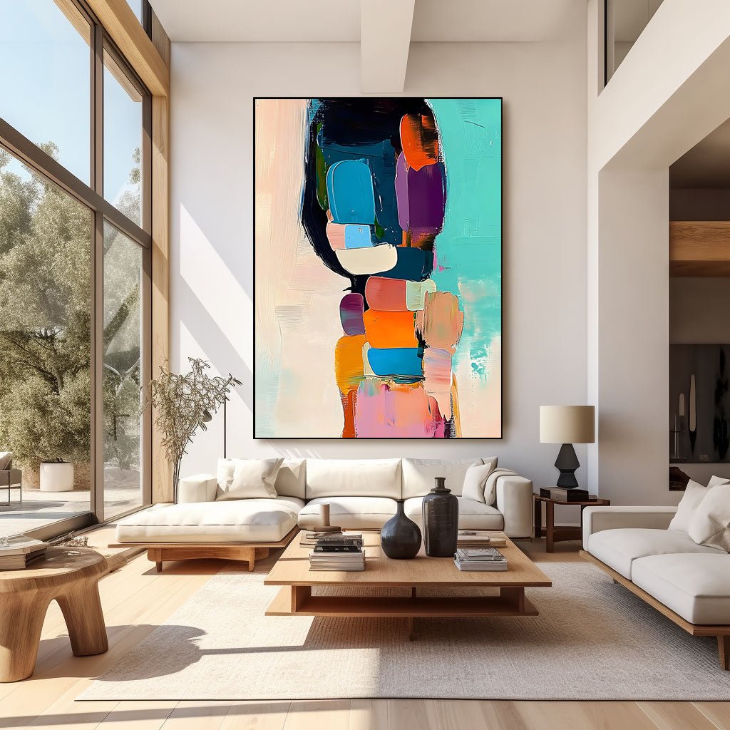 Abstract Painting "Farbenspiel” - nukeart