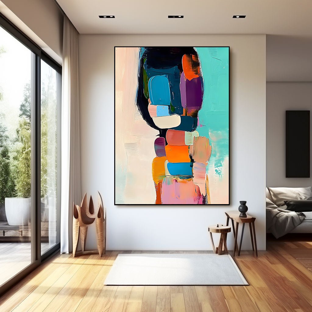 Abstract Painting "Farbenspiel” - nukeart
