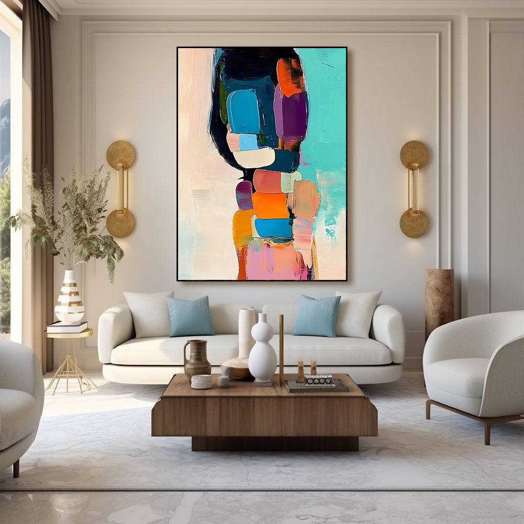 Abstract Painting "Farbenspiel” - nukeart
