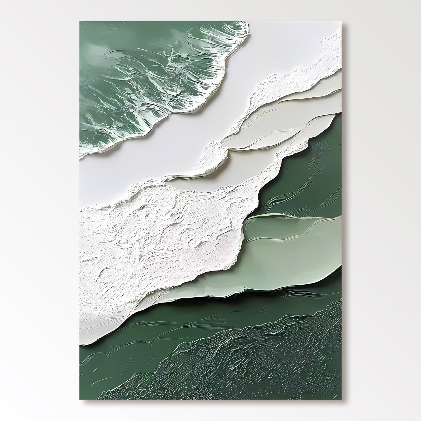 Abstract Painting "Fluss Geheimnis” - nukeart