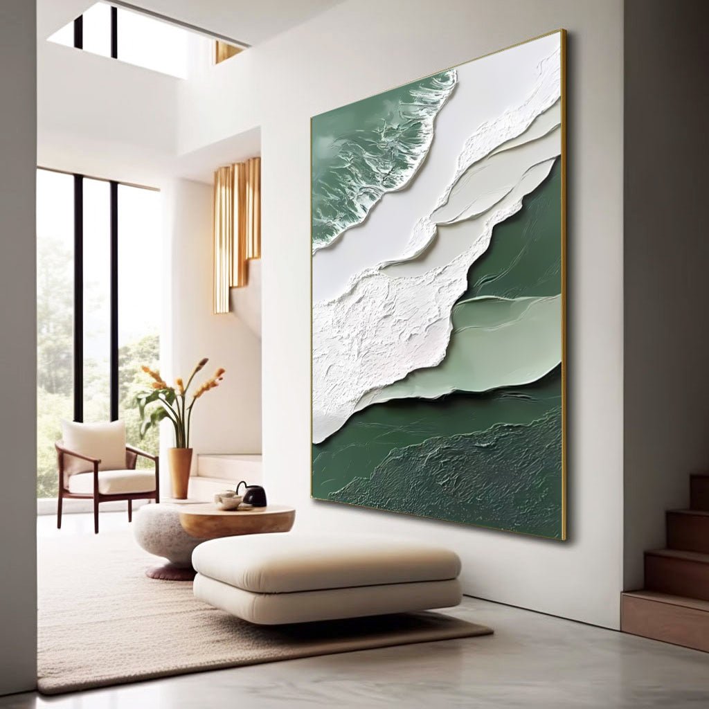 Abstract Painting "Fluss Geheimnis” - nukeart