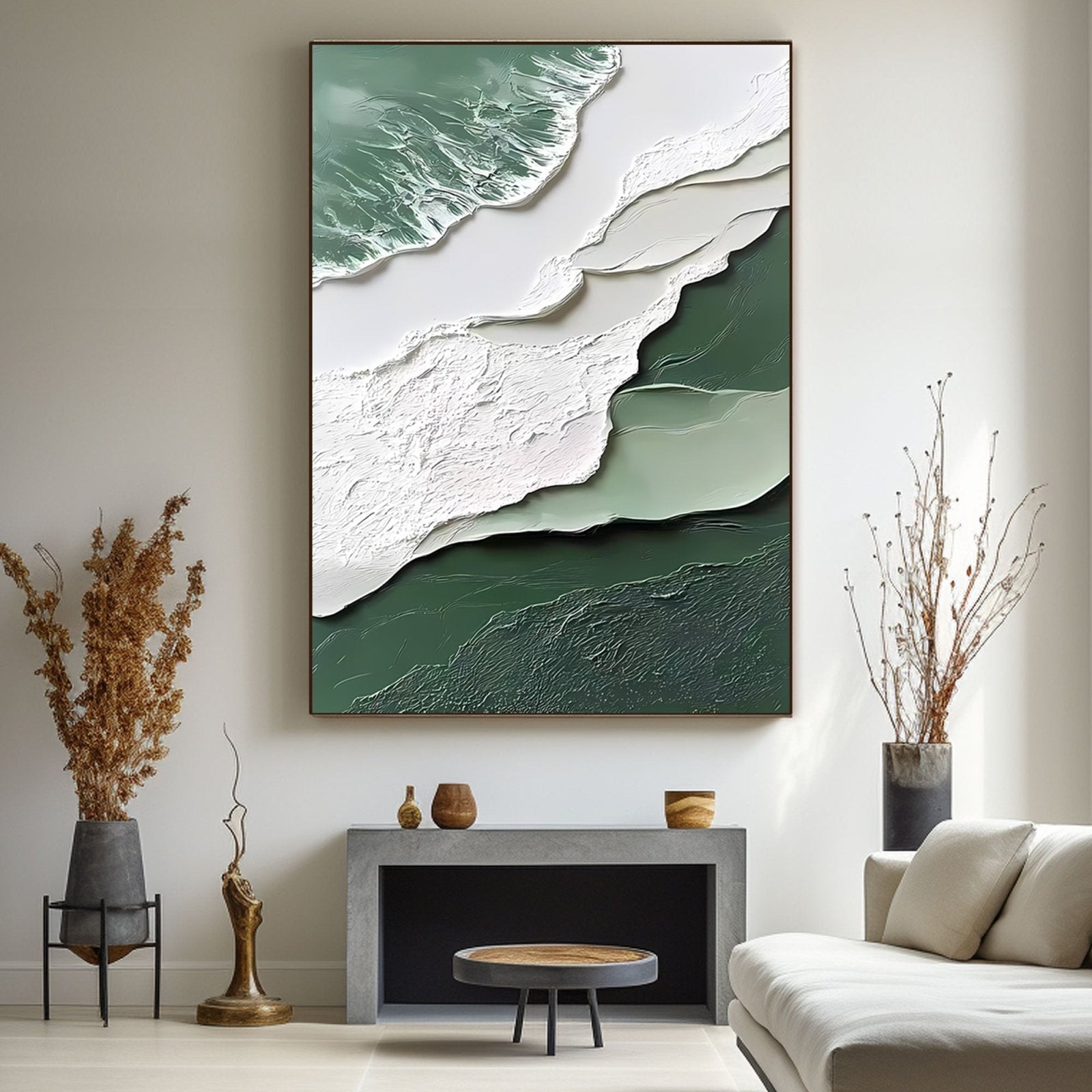 Abstract Painting "Fluss Geheimnis” - nukeart