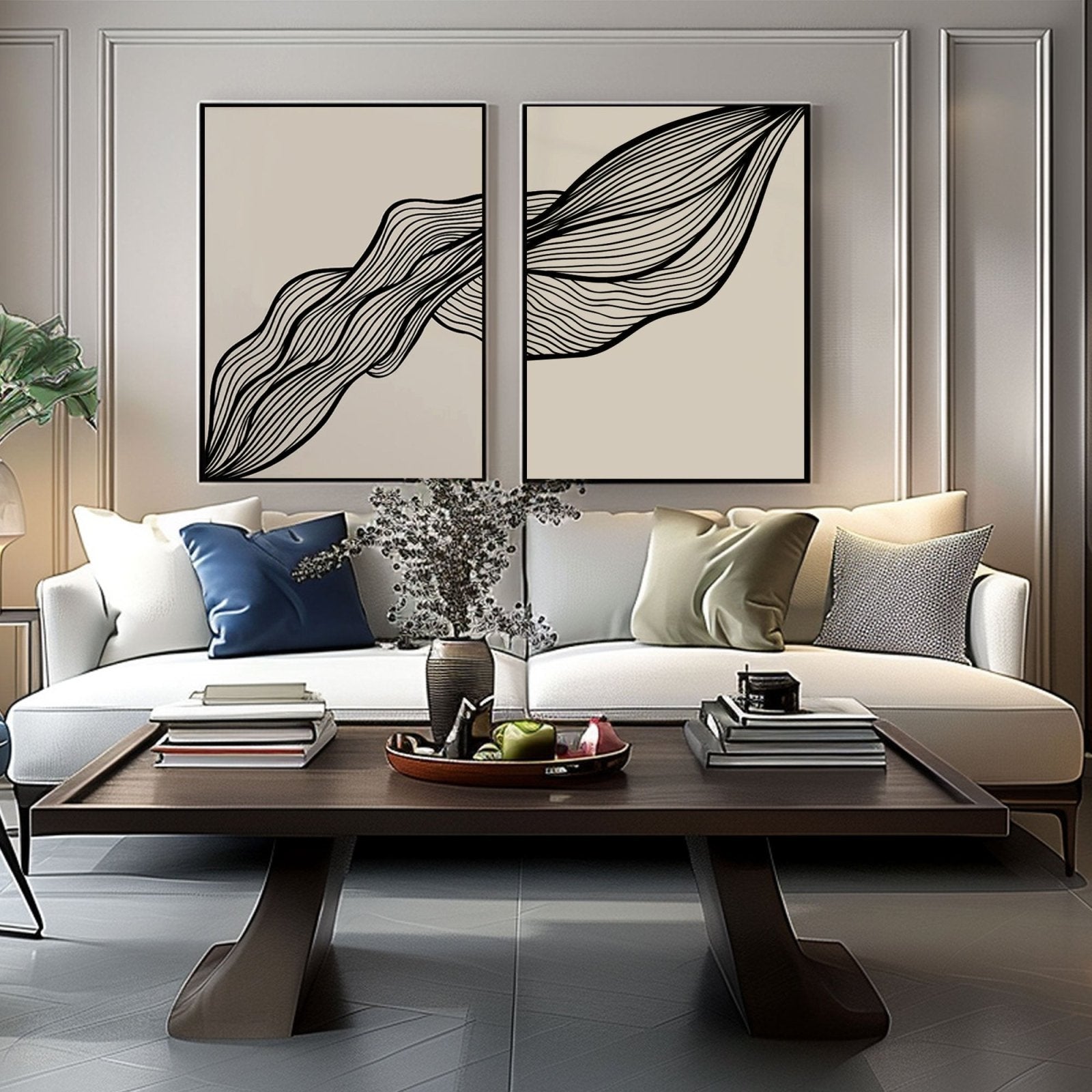 Abstract Painting "Flux Éthéré” - nukeart