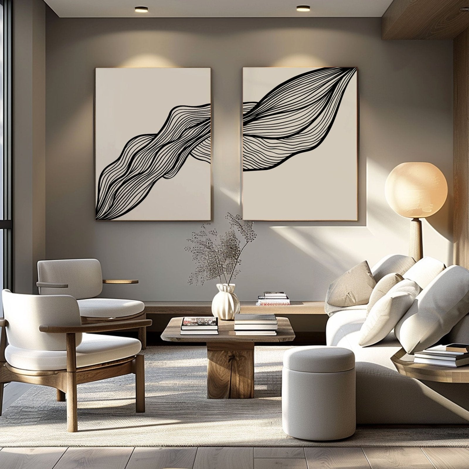 Abstract Painting "Flux Éthéré” - nukeart